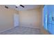 A clean and tidy bedroom with tile flooring, neutral walls and one closet at 2020 Rancho Lake Drive Dr # 205, Las Vegas, NV 89108
