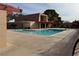 Inviting community swimming pool with surrounding patio at 3719 Colonial Dr, Las Vegas, NV 89121