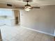 Dining area with tile floors and view of kitchen at 3719 Colonial Dr, Las Vegas, NV 89121