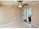 Living room with patio access and a view of the backyard at 3719 Colonial Dr, Las Vegas, NV 89121