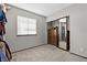 Bedroom with closet and built-in shelving at 4767 Del Sueno Dr, Las Vegas, NV 89120