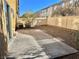 Small backyard with patio and gravel landscaping at 5455 Hasley Canyon Ave, Las Vegas, NV 89139