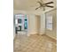 Dining area with tile floor and view of kitchen at 5455 Hasley Canyon Ave, Las Vegas, NV 89139