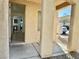 View of the kitchen from the front porch at 5455 Hasley Canyon Ave, Las Vegas, NV 89139