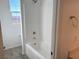 Clean bathroom with shower/tub combo at 9922 Angel Valley Dr, Las Vegas, NV 89178