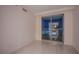 This room features a sliding glass door with amazing city views at 222 Karen Ave # 3907, Las Vegas, NV 89109
