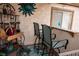 Cozy patio space with a bar top and chairs, perfect for relaxing outdoors at 6808 Indian Chief Dr # 204, Las Vegas, NV 89130