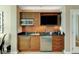 Well-equipped kitchenette with microwave and mini-fridge at 125 E Harmon Ave # 3716, Las Vegas, NV 89109