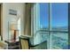 Relaxing living area with city views and comfortable seating at 125 E Harmon Ave # 3716, Las Vegas, NV 89109