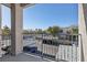 Apartment balcony offering views of parking area at 2201 Ramsgate Dr # 327, Henderson, NV 89074