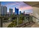 Enjoy breathtaking city views from this balcony at 222 Karen Ave # 401, Las Vegas, NV 89109