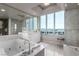 Spa-like bathroom with soaking tub and walk-in shower at 222 Karen Ave # 401, Las Vegas, NV 89109