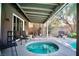 Relaxing hot tub and patio area, perfect for unwinding at 7393 Puritan Ave, Las Vegas, NV 89123