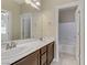 Bathroom with double vanity and shower/tub combo at 12270 Monument Hill Ave, Las Vegas, NV 89138