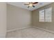 Bright bedroom with neutral walls and carpeted floor at 12270 Monument Hill Ave, Las Vegas, NV 89138