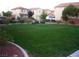 Neatly landscaped community green space at 3367 Villa Fiori Ave, Las Vegas, NV 89141