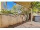 Backyard patio with covered area and hot tub at 3464 Trilogy Dr, Las Vegas, NV 89108