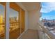 Spacious balcony with stunning city views at 145 E Harmon Ave # 2321, Las Vegas, NV 89109