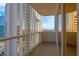 Private balcony offering panoramic views at 145 E Harmon Ave # 2321, Las Vegas, NV 89109