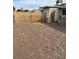 Large backyard with gravel and storage shed at 427 E Barrett St, Henderson, NV 89011