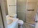 Clean bathroom with shower/tub combo at 427 E Barrett St, Henderson, NV 89011