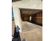 Attached garage with concrete floor and shelving at 427 E Barrett St, Henderson, NV 89011