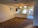 Kitchen with wood cabinets, stove, and kitchen island at 427 E Barrett St, Henderson, NV 89011