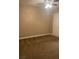 Spacious carpeted bedroom with ceiling fan and neutral walls at 8000 W Badura Ave # 2092, Las Vegas, NV 89113