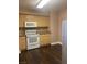 Well-equipped kitchen with dark wood flooring at 8000 W Badura Ave # 2092, Las Vegas, NV 89113