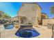 Home with large pool, spa, and covered patio; great for entertaining at 841 Glitter Glen Ct, Las Vegas, NV 89123