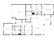 Detailed floor plan layout showcases spacious design including primary and secondary bedrooms, kitchen, and living room at 3408 Isle Dr, Las Vegas, NV 89141