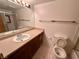 Clean bathroom with a toilet, sink, and shower/tub combo at 4140 Gannet Cir # 251, Las Vegas, NV 89103
