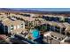 A beautiful aerial view showcases the sparkling swimming pool at 3550 Bay Sands Dr # 2076, Laughlin, NV 89029