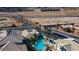 Enjoy a sparkling pool and spa, plus lovely desert landscaping at 3550 Bay Sands Dr # 2076, Laughlin, NV 89029