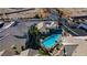 A lovely community pool and spa are surrounded by desert landscaping at 3550 Bay Sands Dr # 2076, Laughlin, NV 89029