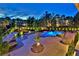 Luxury home with a large pool, gazebo, and beautifully landscaped backyard at 5079 Mountain Top Cir, Las Vegas, NV 89148