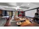 Entertain in this game room with large screen and game table at 5079 Mountain Top Cir, Las Vegas, NV 89148