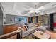 Bright recreation room with comfortable seating and a wet bar at 5079 Mountain Top Cir, Las Vegas, NV 89148