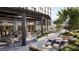 Relaxing rooftop terrace with comfortable seating and a pergola at 700 W Carson Ave # 506, Las Vegas, NV 89106