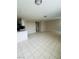Spacious living room with tile floors and high ceilings at 1509 Blanco Dr, North Las Vegas, NV 89031
