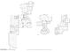 Detailed floor plans showing the layout of the floor 1, floor 2, and basement at 2870 Quartz Canyon Dr, Henderson, NV 89052