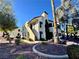 Condominium featuring desert landscaping, stucco exterior, and private entrance at 6137 W Oakey Blvd # A, Las Vegas, NV 89146