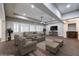 Bright living room with wood floors, shutters on windows, and neutral decor at 8351 Agave Bloom St, Las Vegas, NV 89131