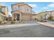 Two-story house with attached garage and front yard at 4343 Countryside Glen Ct, North Las Vegas, NV 89084