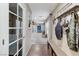 Bright and spacious entryway with bench and coat rack at 6341 W Haleh Ave, Las Vegas, NV 89141