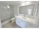 Modern bathroom featuring a walk-in shower, sleek vanity, and stylish finishes at 7255 W Sunset Rd # 2046, Las Vegas, NV 89113