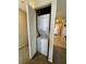 Convenient in-unit stackable washer and dryer in closet at 2056 Mesquite Ln # 303, Laughlin, NV 89029