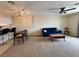 Open concept living space with dining area and kitchen at 2056 Mesquite Ln # 303, Laughlin, NV 89029
