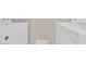 Stackable white washer and dryer in laundry closet at 8000 W Badura Ave # 2106, Las Vegas, NV 89113