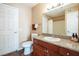 Bathroom featuring a modern vanity, toilet, and shower-tub combination at 2120 Ramrod Ave # 1112, Henderson, NV 89014